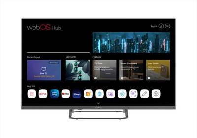 SMART TECH - Smart TV LED FHD 32" 32QW01V-Metal Grey