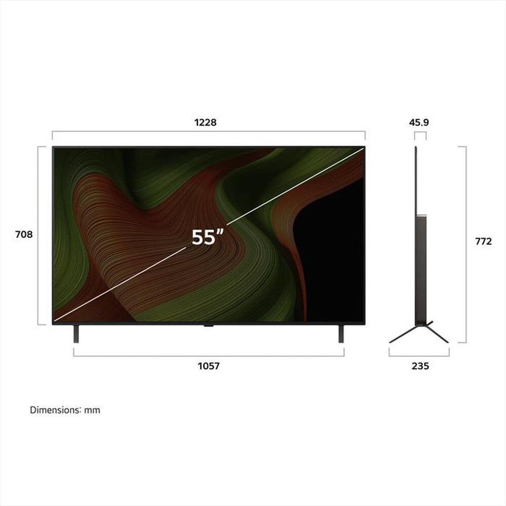 Immagine del prodotto LG - Smart TV OLED UHD 4K 55" OLED55B56LA-Black