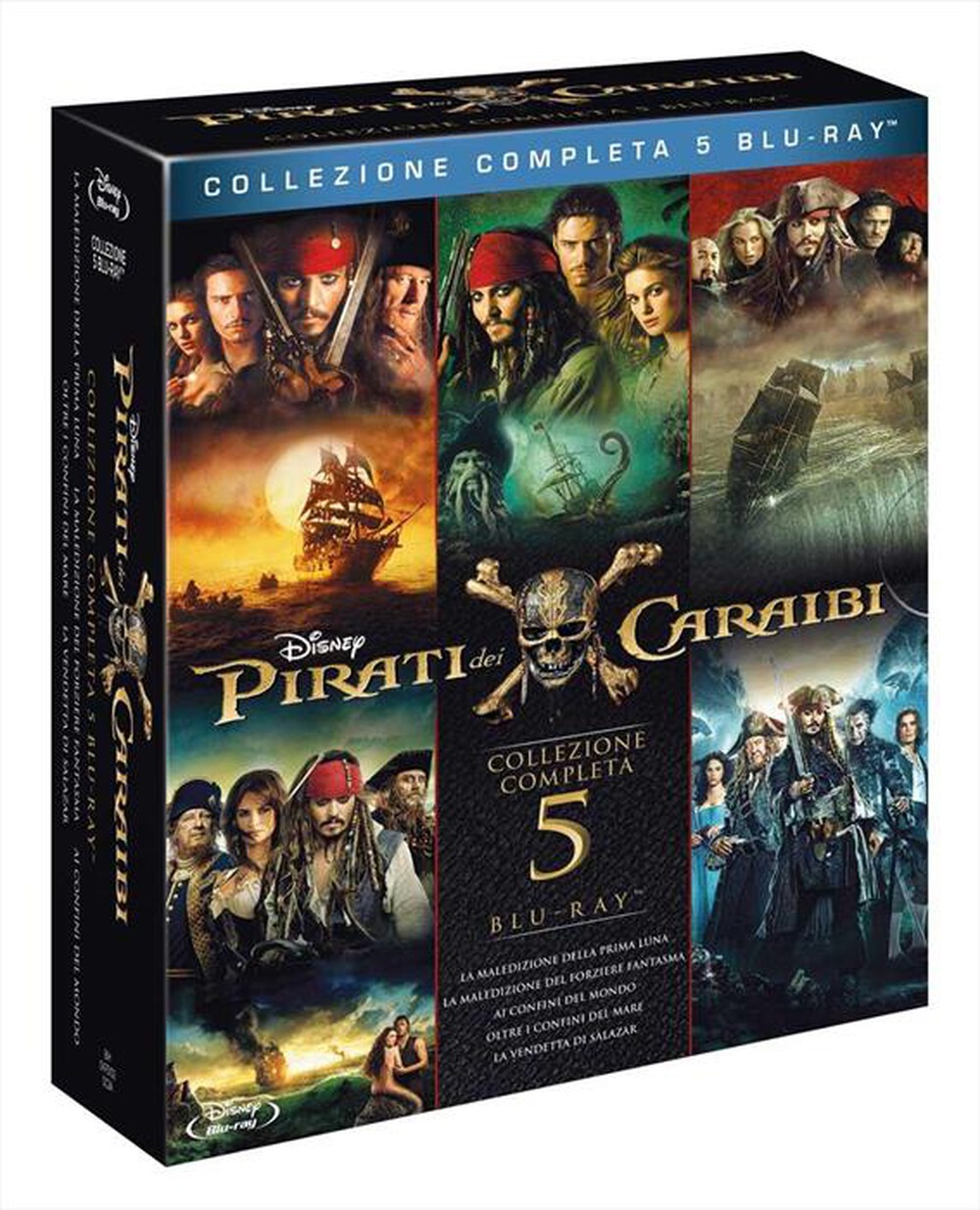 "EAGLE PICTURES - Pirati Dei Caraibi Collection 1-5 (5 Blu-Ray)"