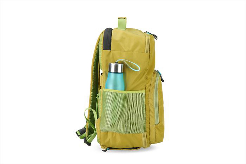 "TUCANO - Zaino da viaggio, bagaglio a mano, 38L-Verde"