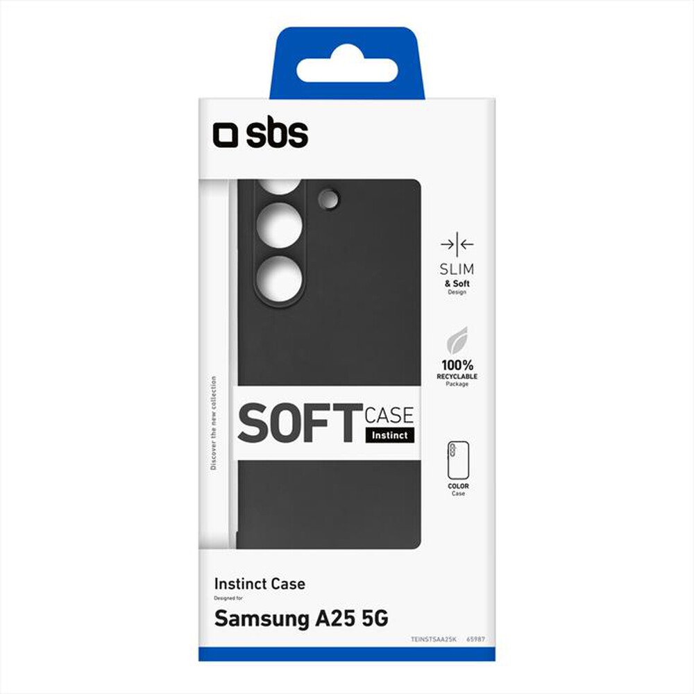Immagine del prodotto SBS - Cover Instinct TEINSTSAA25K per Samsung A25/A24 4G-Nero