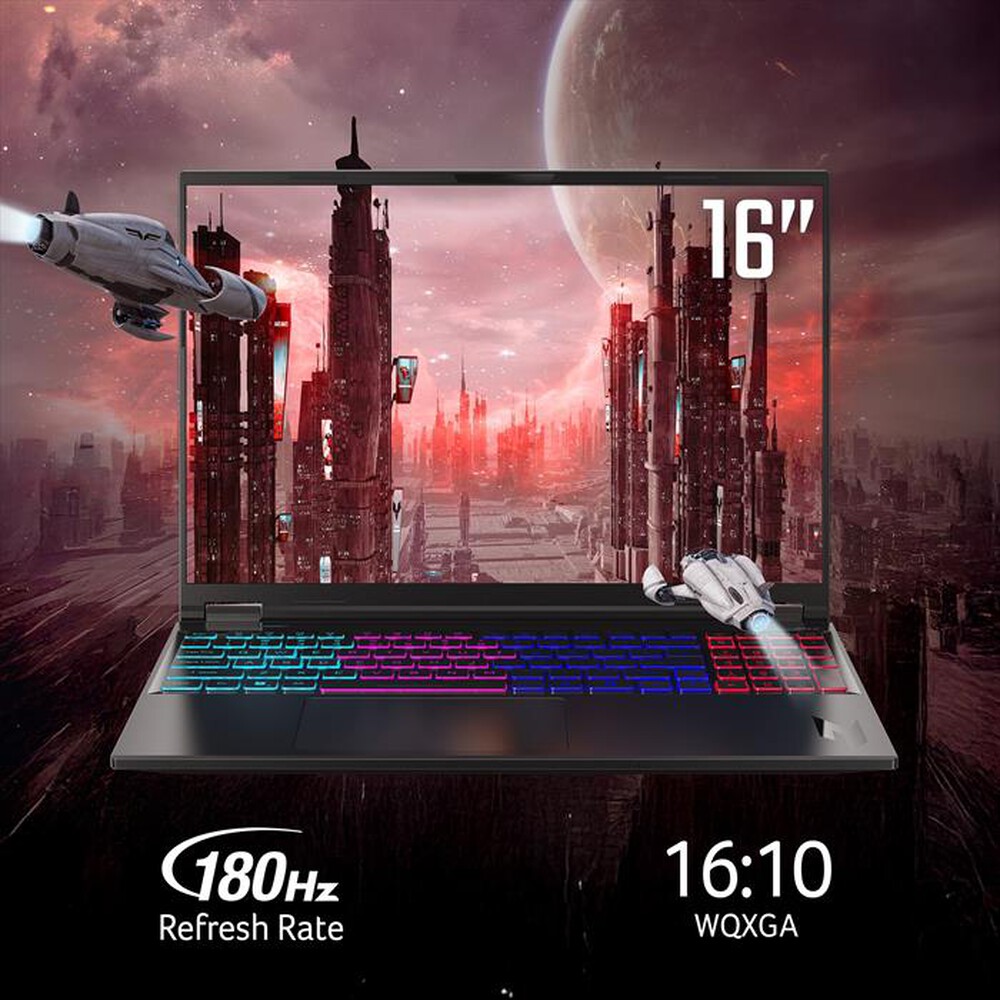 Immagine del prodotto ACER - Notebook gaming NITRO 16S AI AN16S-61-R3ZJ 16"-Nero