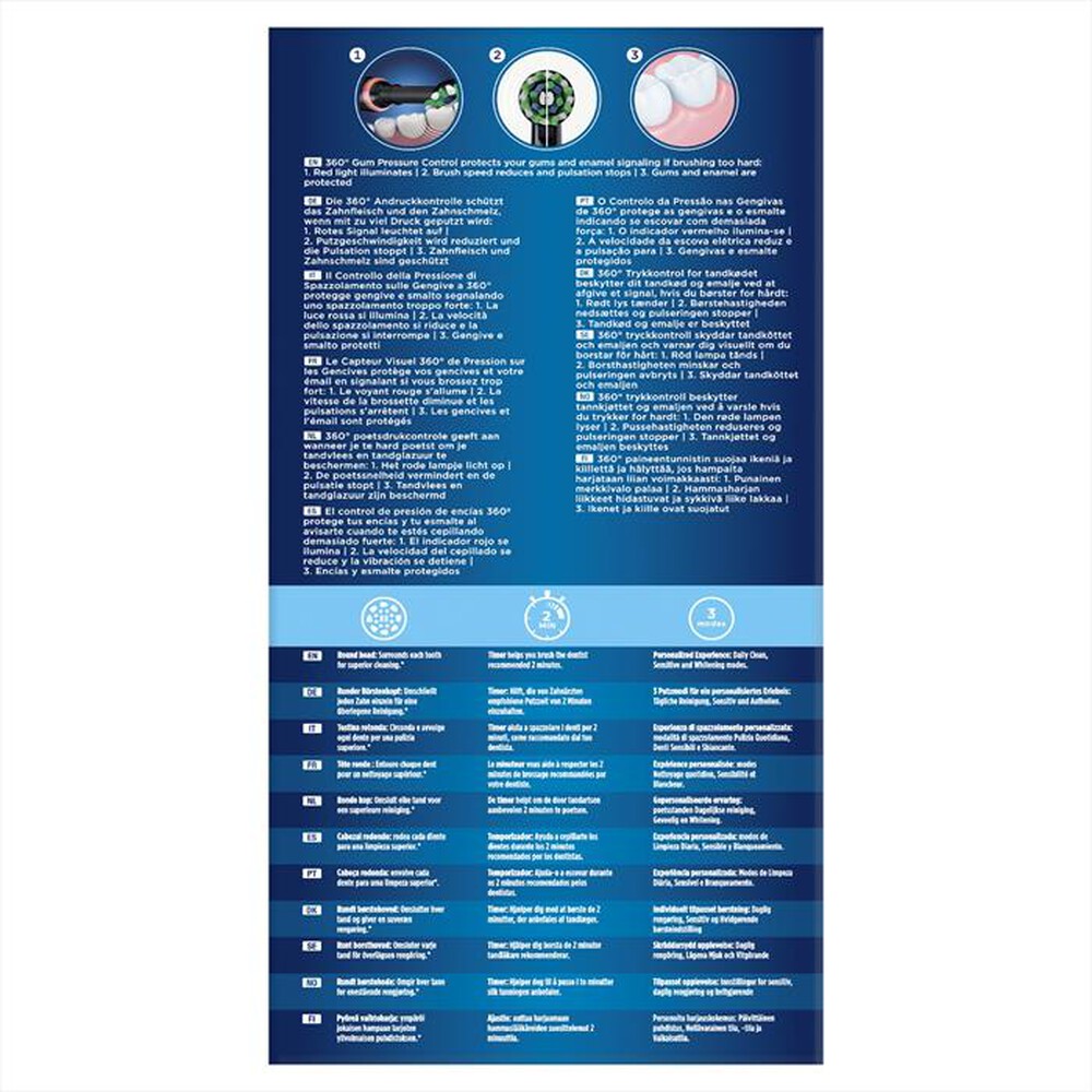 Immagine del prodotto ORAL-B - Spazzolino elettrico PRO3 3000-Nero