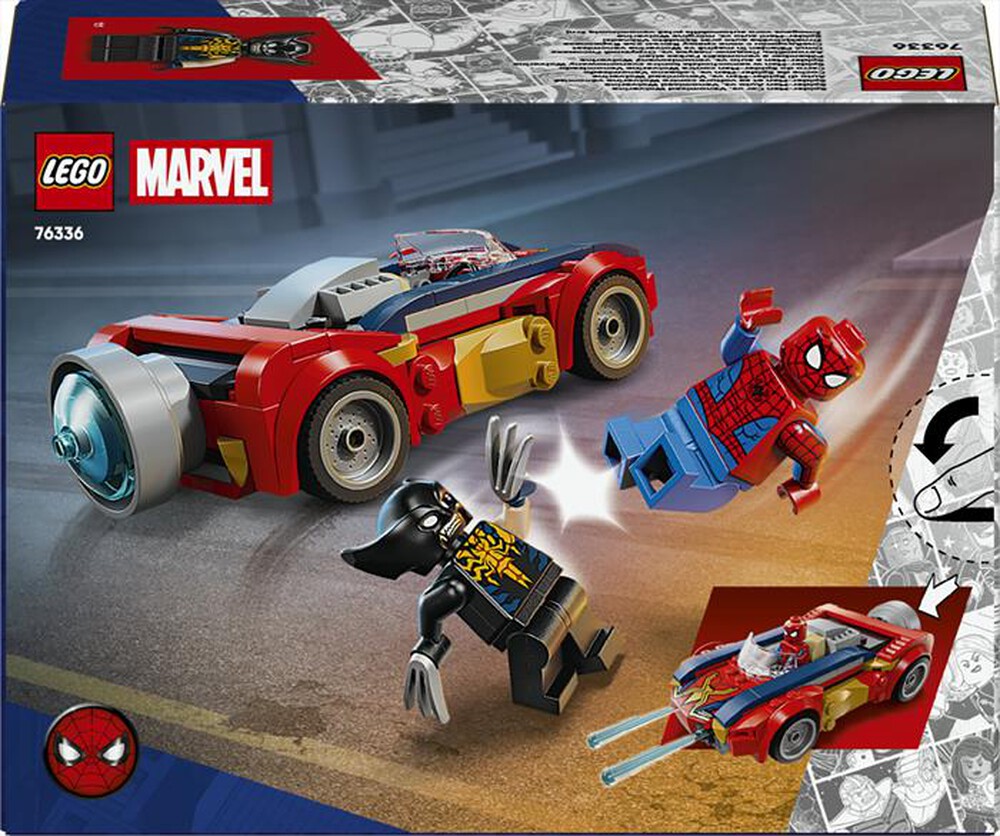 Immagine del prodotto LEGO - MARVEL AUTO SPIDERMAN VS VENOMIZED WOLVERINE 76336-Multicolore