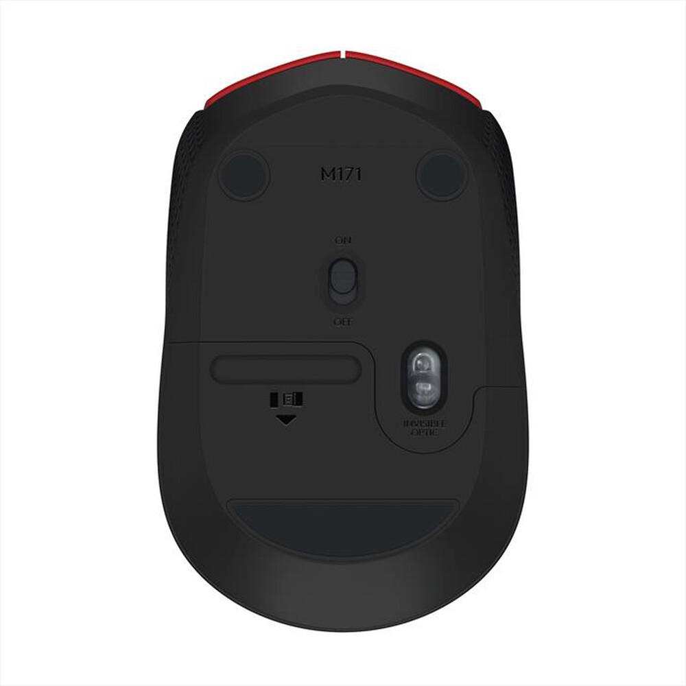 "LOGITECH - M171 RED-Rosso / Nero"