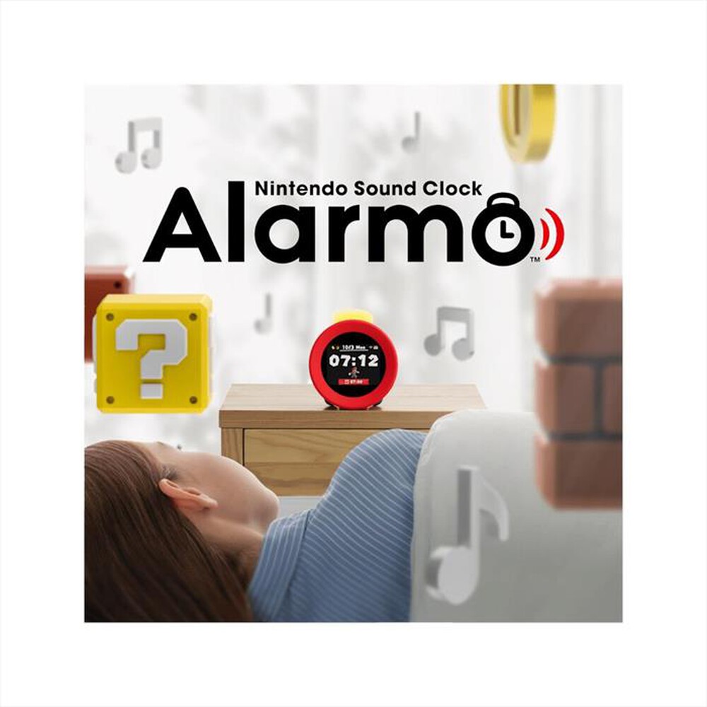 "NINTENDO - OROLOGIO SONORO: ALARMO-Multicolore"