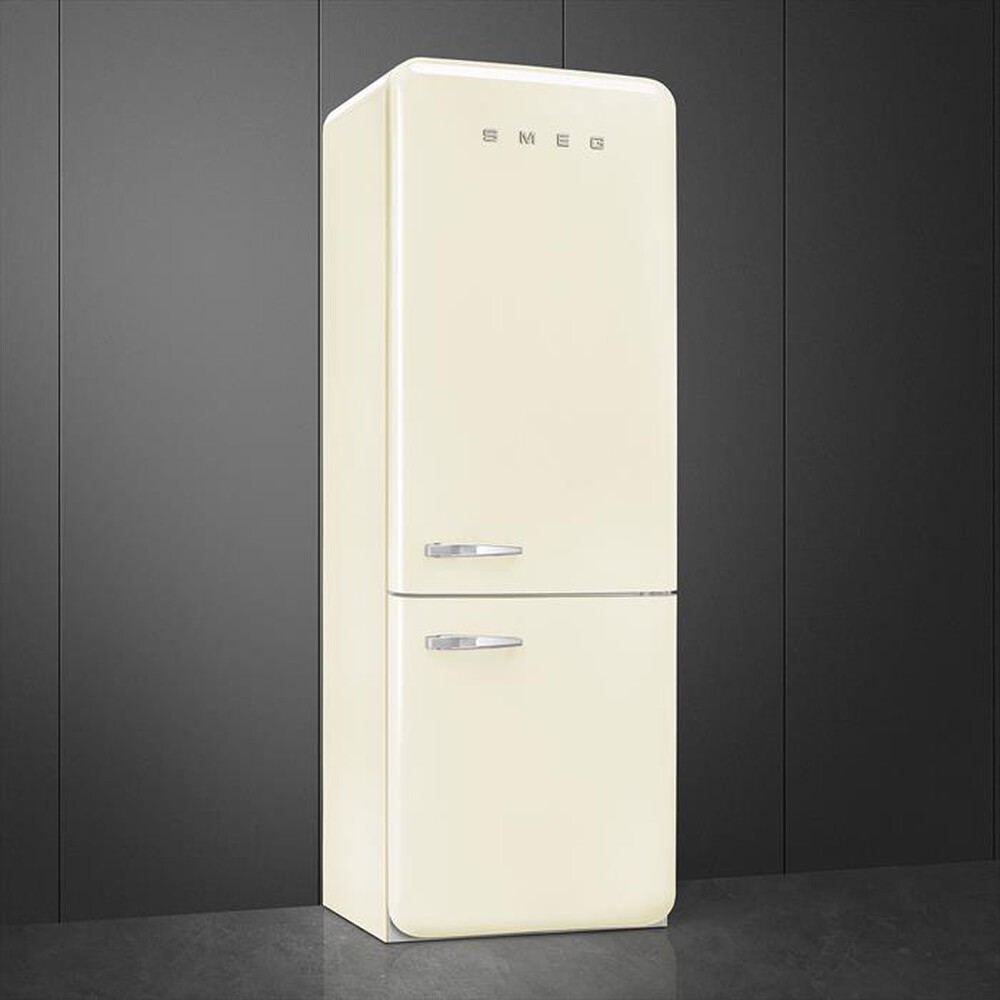 "SMEG - Frigorifero combinato FAB38RCR5 Classe E-Panna"