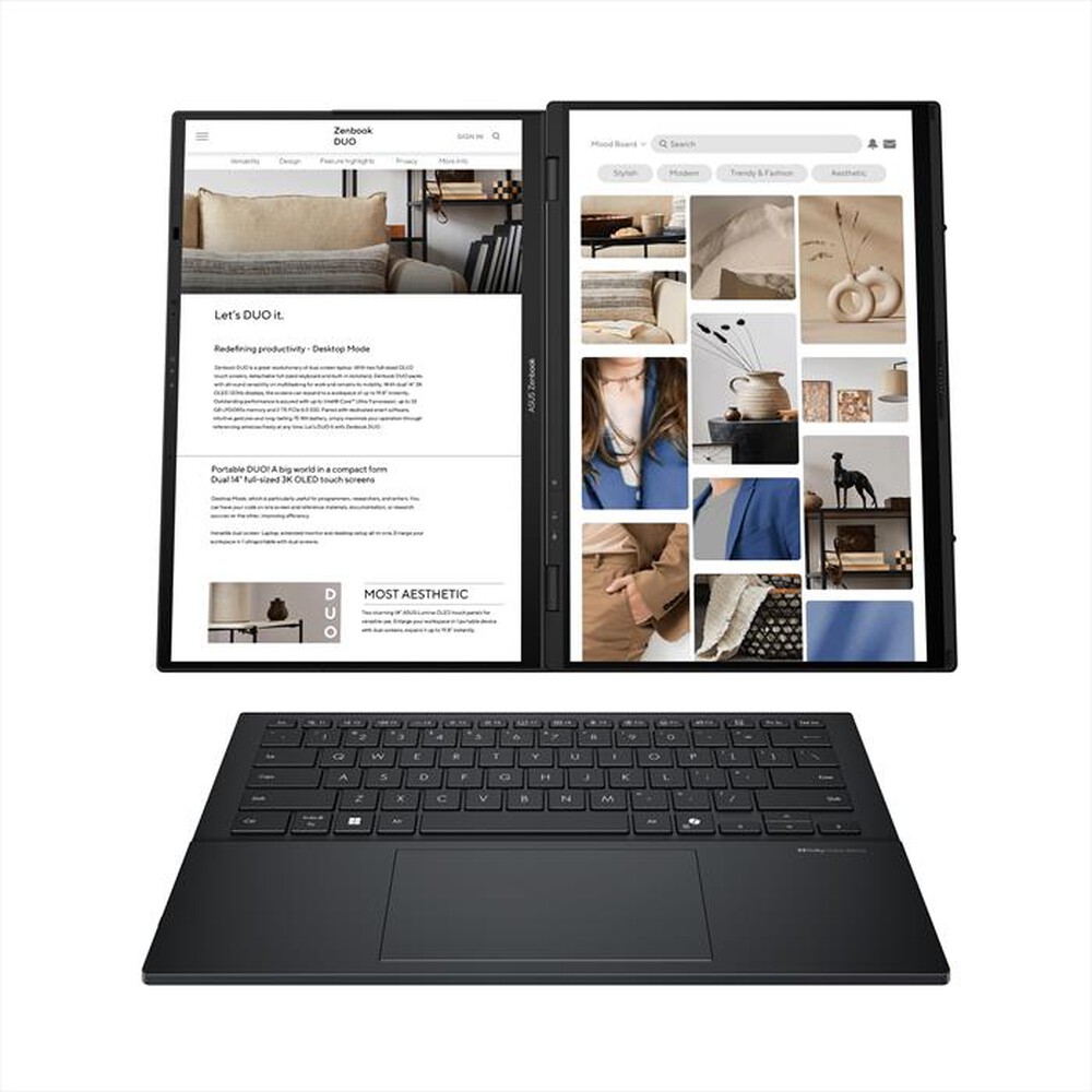 Immagine del prodotto ASUS - Zenbook Duo OLED UX8406CA-PZ961W-Inkwell Gray