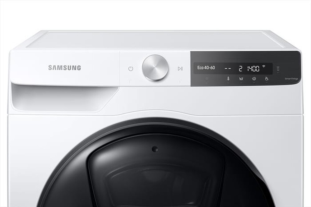 "SAMSUNG - Lavatrice WW80T754DBT/S3 ULTRAWASH AI CONTROL 8 Kg-BIANCO CON OBLO' Shiny Black"