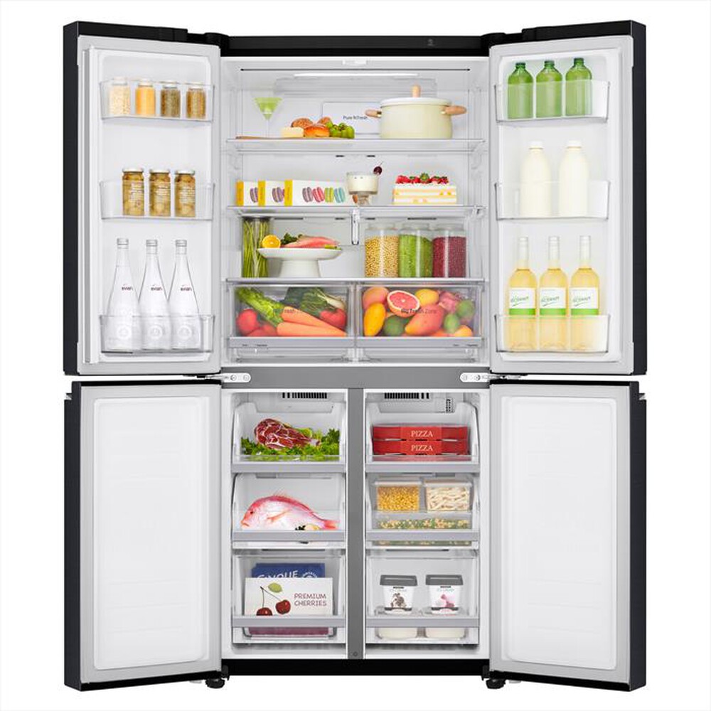 "LG - Frigorifero 4 porte GMB844MC4E Classe E 530L-Nero"