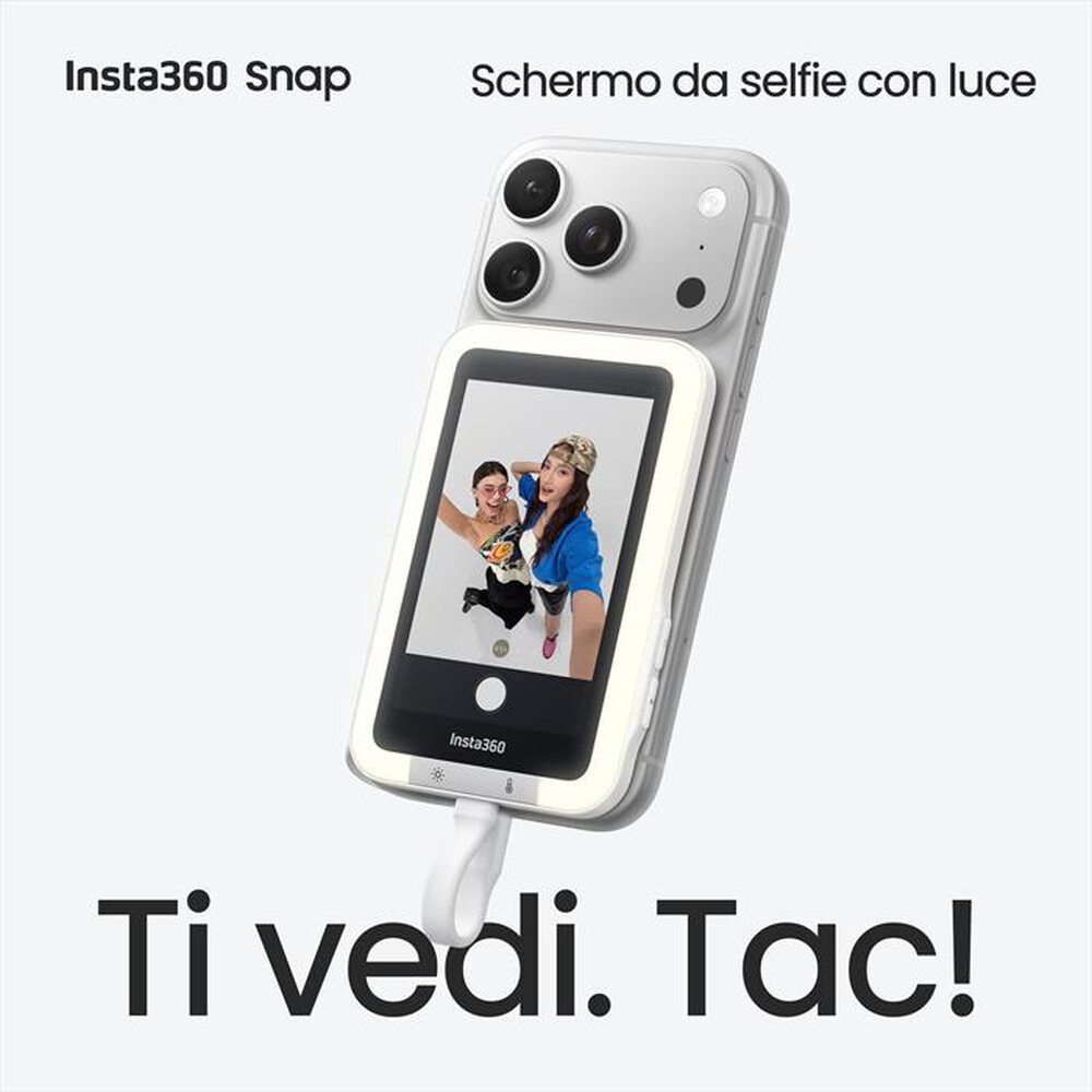 Immagine del prodotto INSTA360 - SNAP SCHERMO DA SELFIE CON LUCE-White
