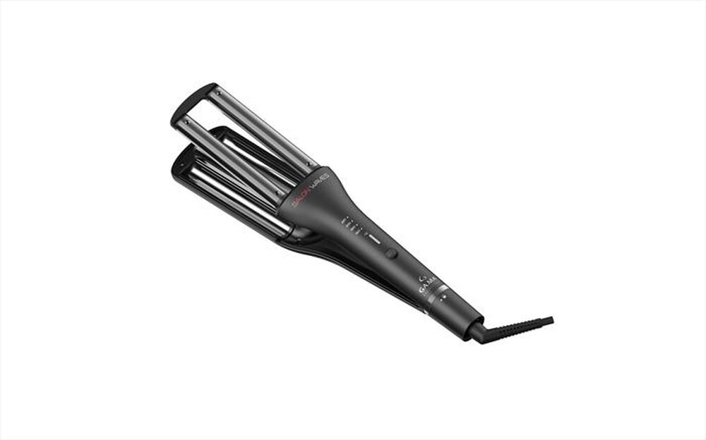 "GAMA - Ferro per capelli SALON WAVES SILK CHROME-Nero"