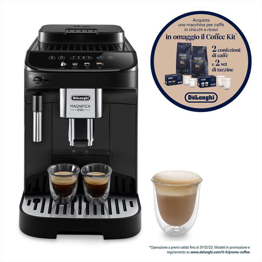 "DE LONGHI - MAGNIFICA EVO ECAM290.21.B MACCHINA AUTOMATICA-Nero"