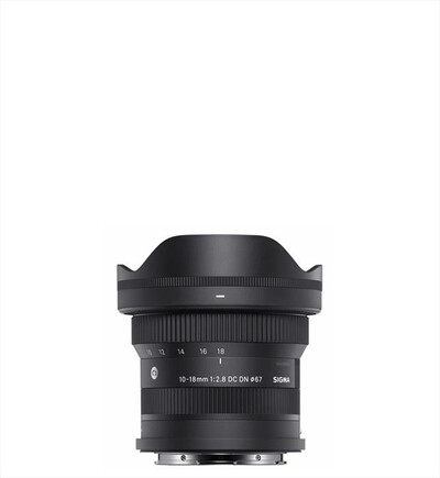 SIGMA - Obiettivo Zoom 10-18/2.8 DC DN (C) SONY-nero