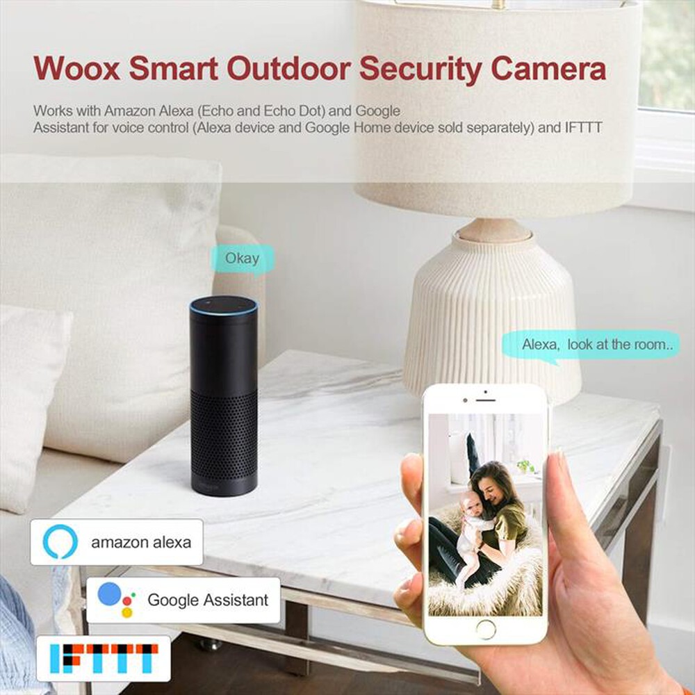 Immagine del prodotto WOOX - SMART OUTDOOR CAMERA FULLHD-Bianco