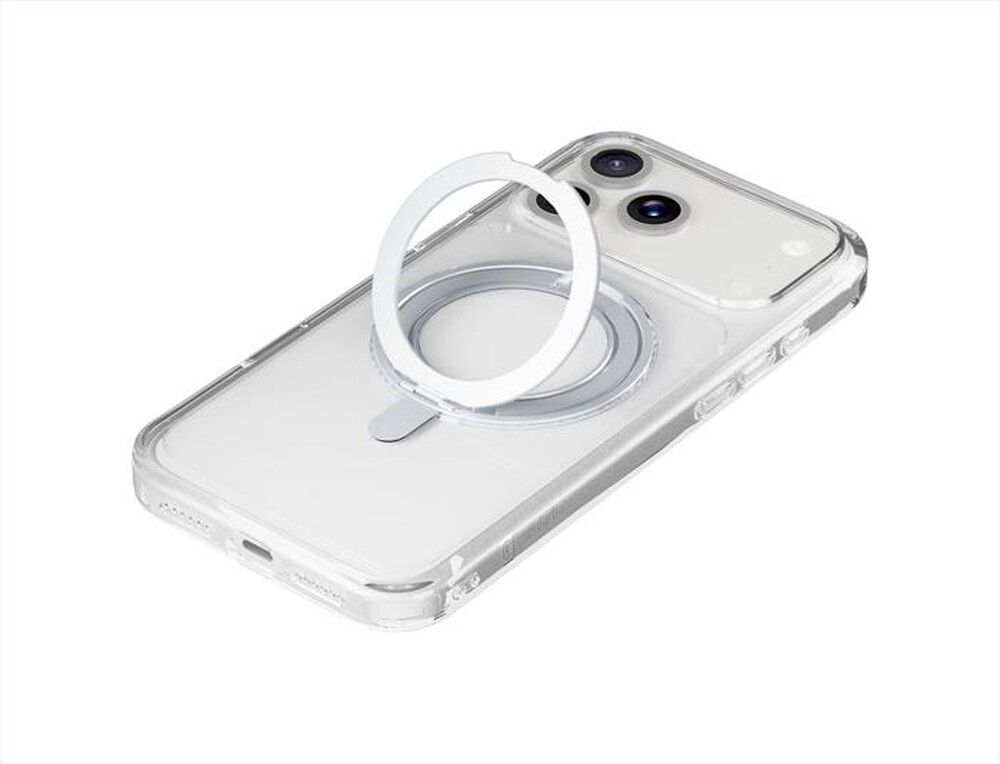 Immagine del prodotto CELLULARLINE - Custodia anello rotabile SPIN MAG IPHONE 17 PRO-Trasparente