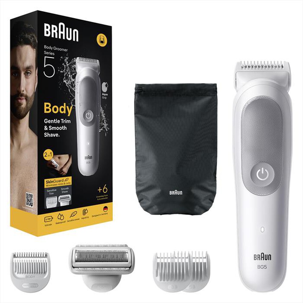 "BRAUN - Rasoio BG 5550-GRIGIO"