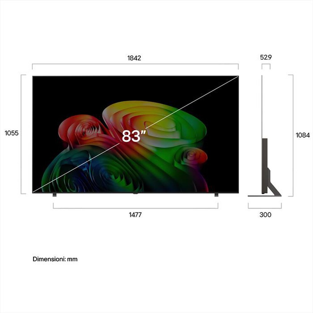 Immagine del prodotto LG - Smart TV OLED 4K 83" AI B6 OLED83B65LA-Umber Brown