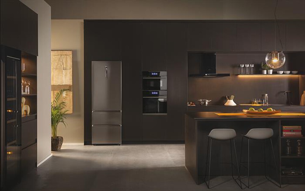 Immagine del prodotto HAIER - Frigorifero combinato HTW7720DNMP Classe D 486 lt-Platino, Stainless steel