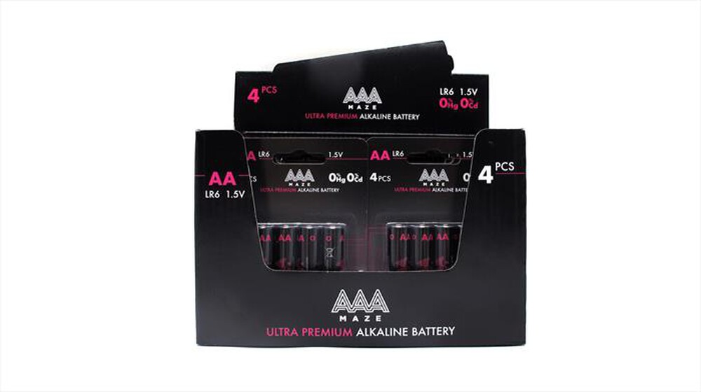 "AAAMAZE - PILE ALCALINA AAAMAZE STILO ULTRA PREMIUM"