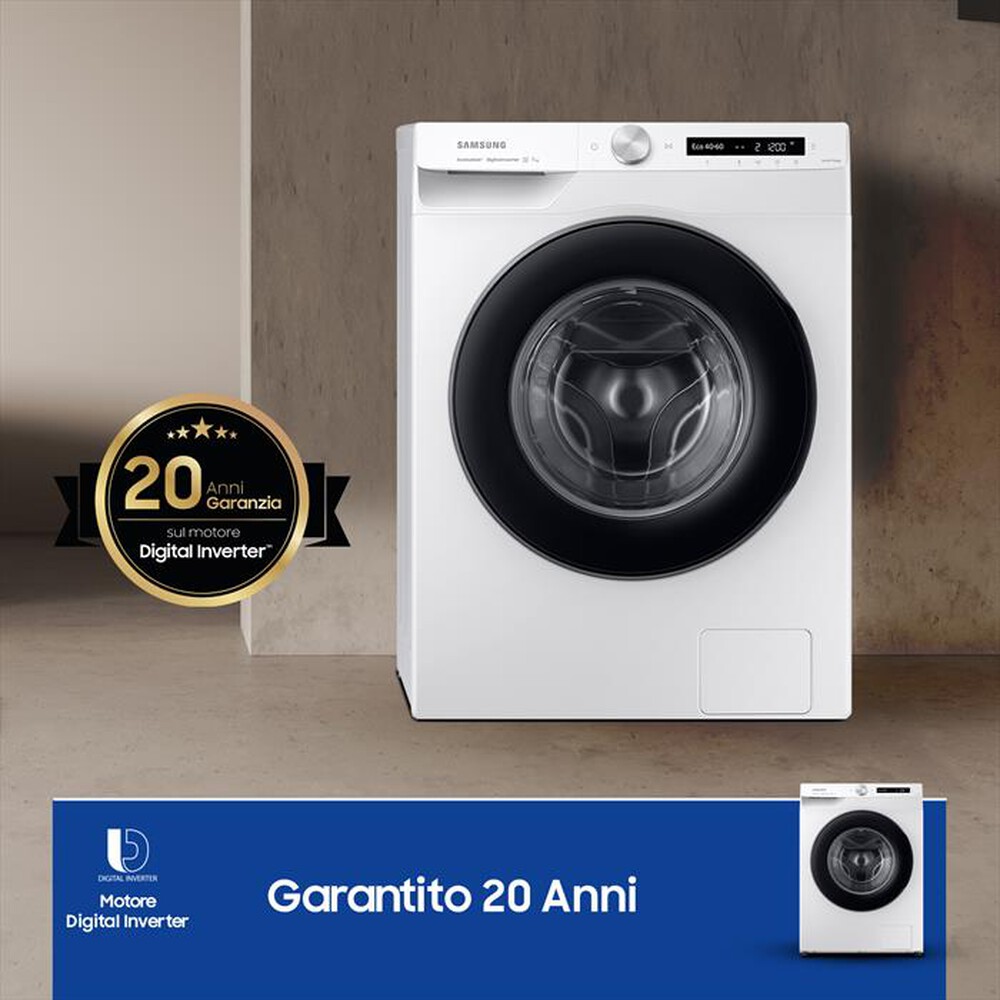 "SAMSUNG - Lavatrice WW70AG6S28AWS3 7Kg Classe D-bianco"