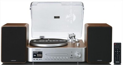 LENCO - Sistema all-in-one MC-860WDSI-WOOD SILVER