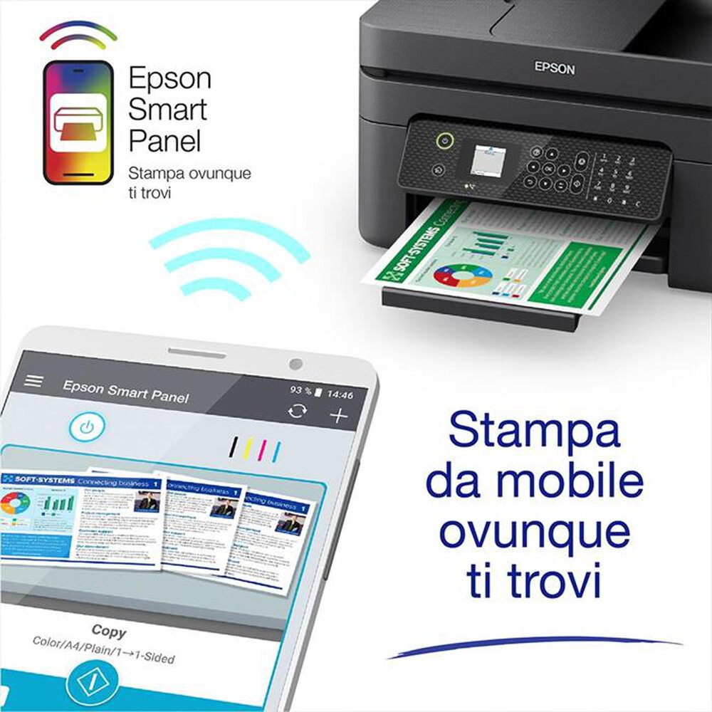 "EPSON - Multifunzione WORKFORCE WF-2930DWF"