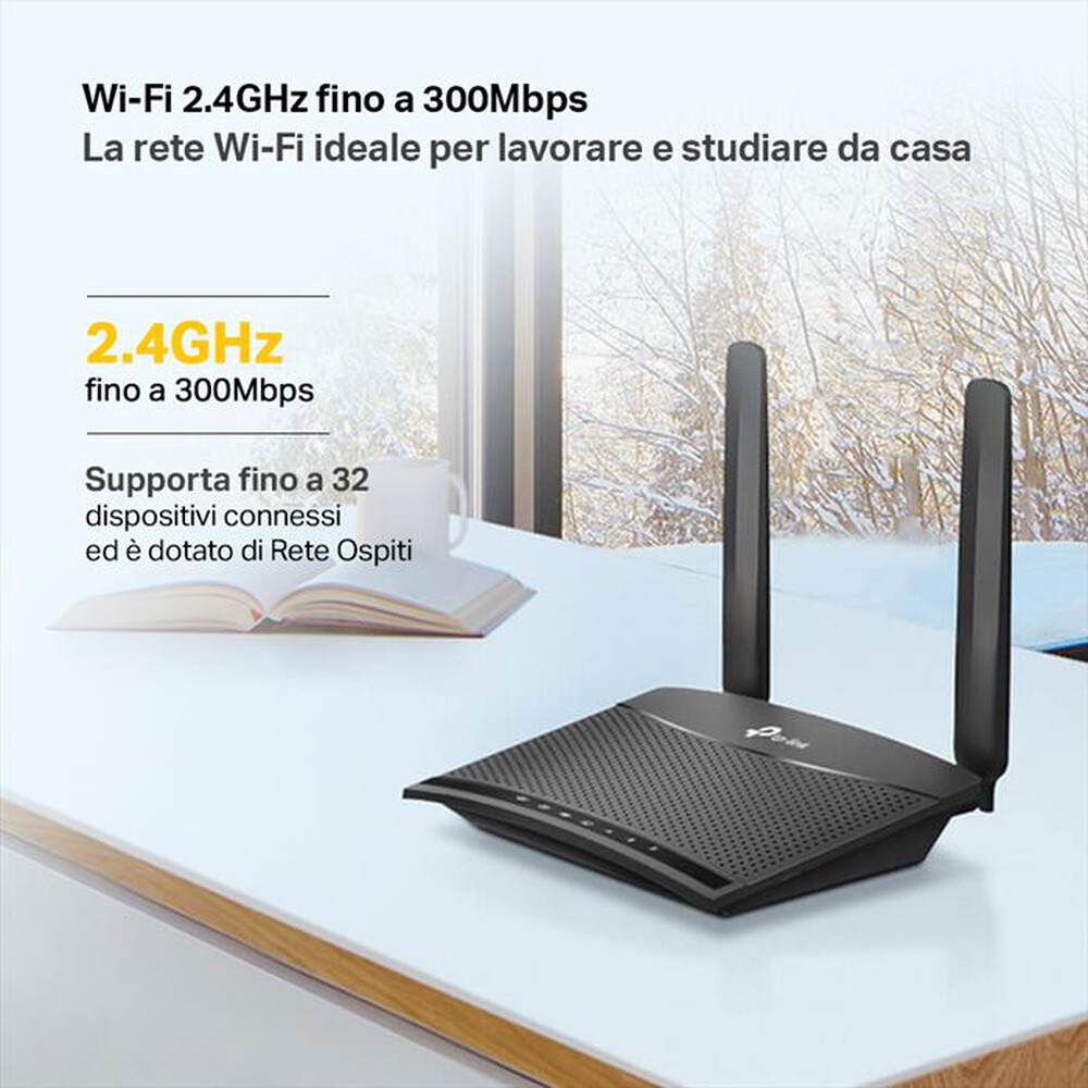 Immagine del prodotto TP-LINK - TL-MR100 - ROUTER 4G FINO A 150MBPS - WI-F