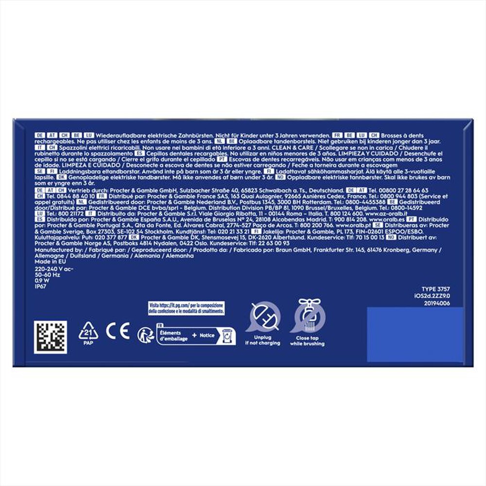 Immagine del prodotto ORAL-B - Spazzolino elettrico IO2 DUO-Nero e Verde