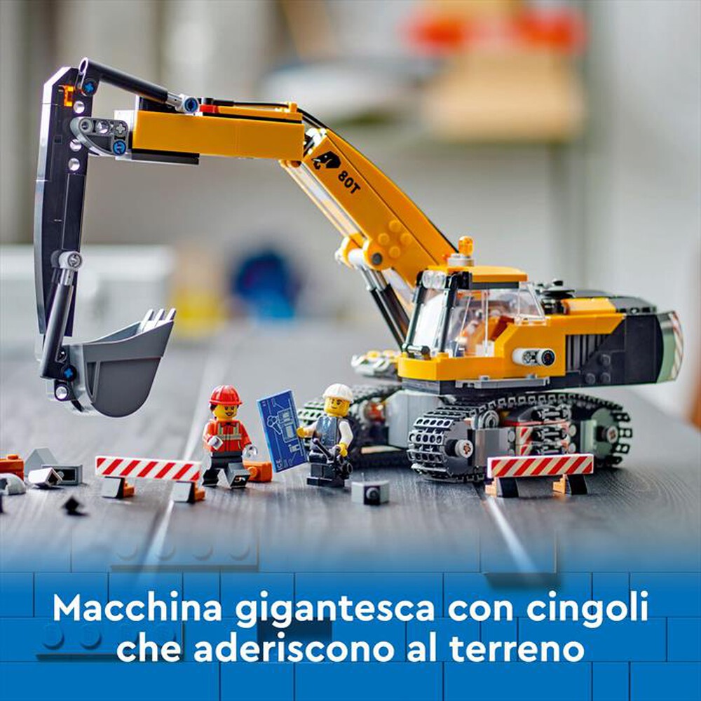 Immagine del prodotto LEGO - CITY BIG VEHICLES Escavatore cantiere giallo 60420