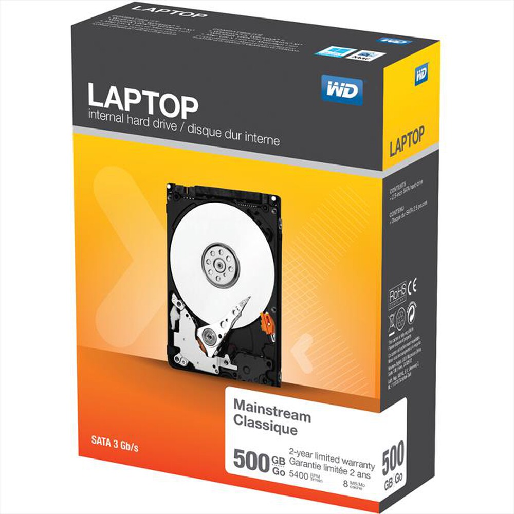 "WD - Laptop Mainstream 500GB 2.5\""