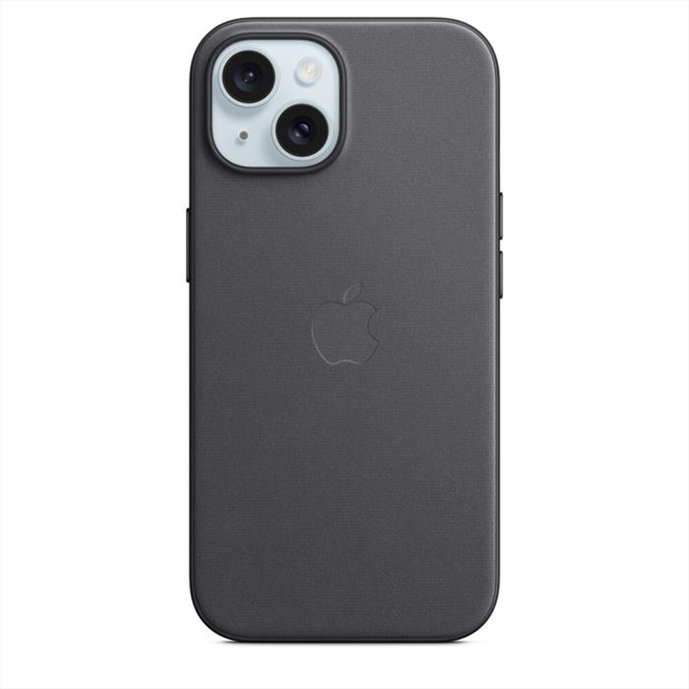 "APPLE - Custodia MagSafe tessuto iPhone 15-Nero"