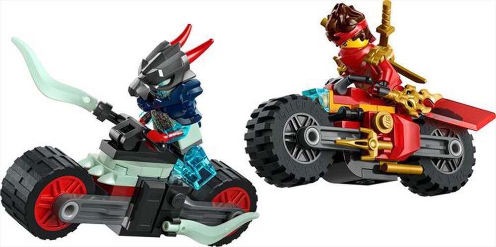"LEGO - GARA DI VELOCIT SULLA MOTO DI KAI-,"