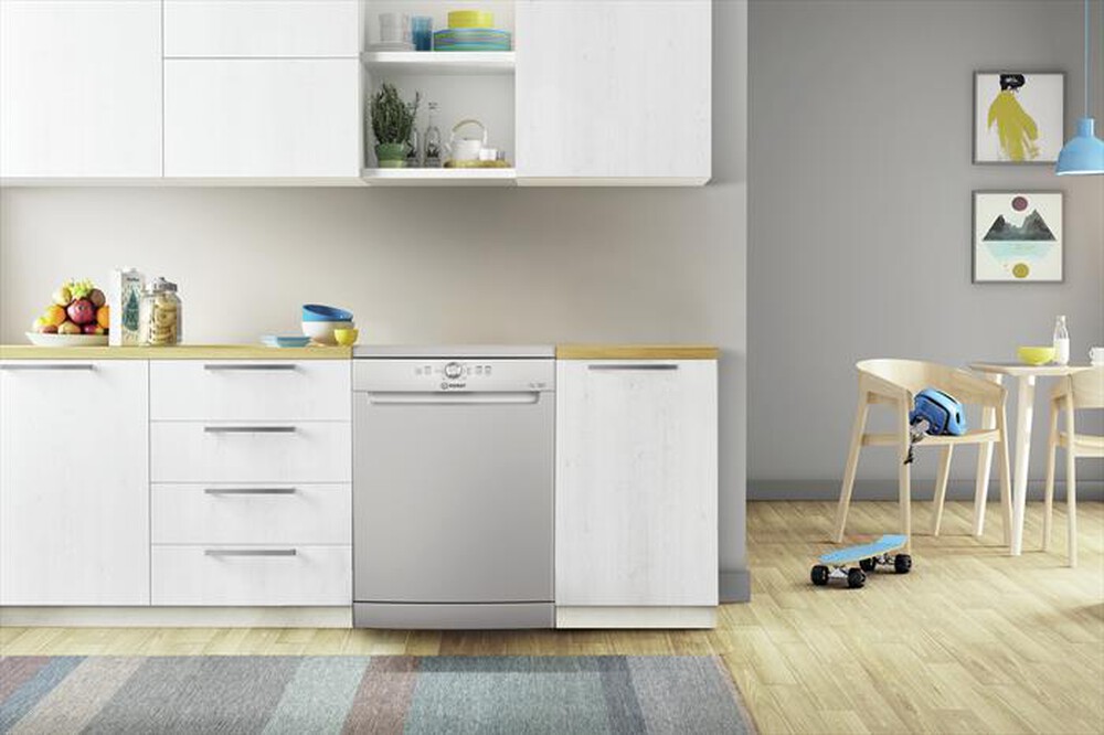 Immagine del prodotto INDESIT - Lavastoviglie D2F HK26 S Classe E 14 coperti-Argento