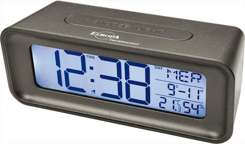"EUROPA TECHNOLOGY - Sveglia DV-215 LD-ANTRACITE"