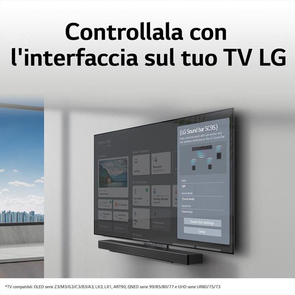 "LG - Soundbar SC9S.DEUSLLK-Nero"