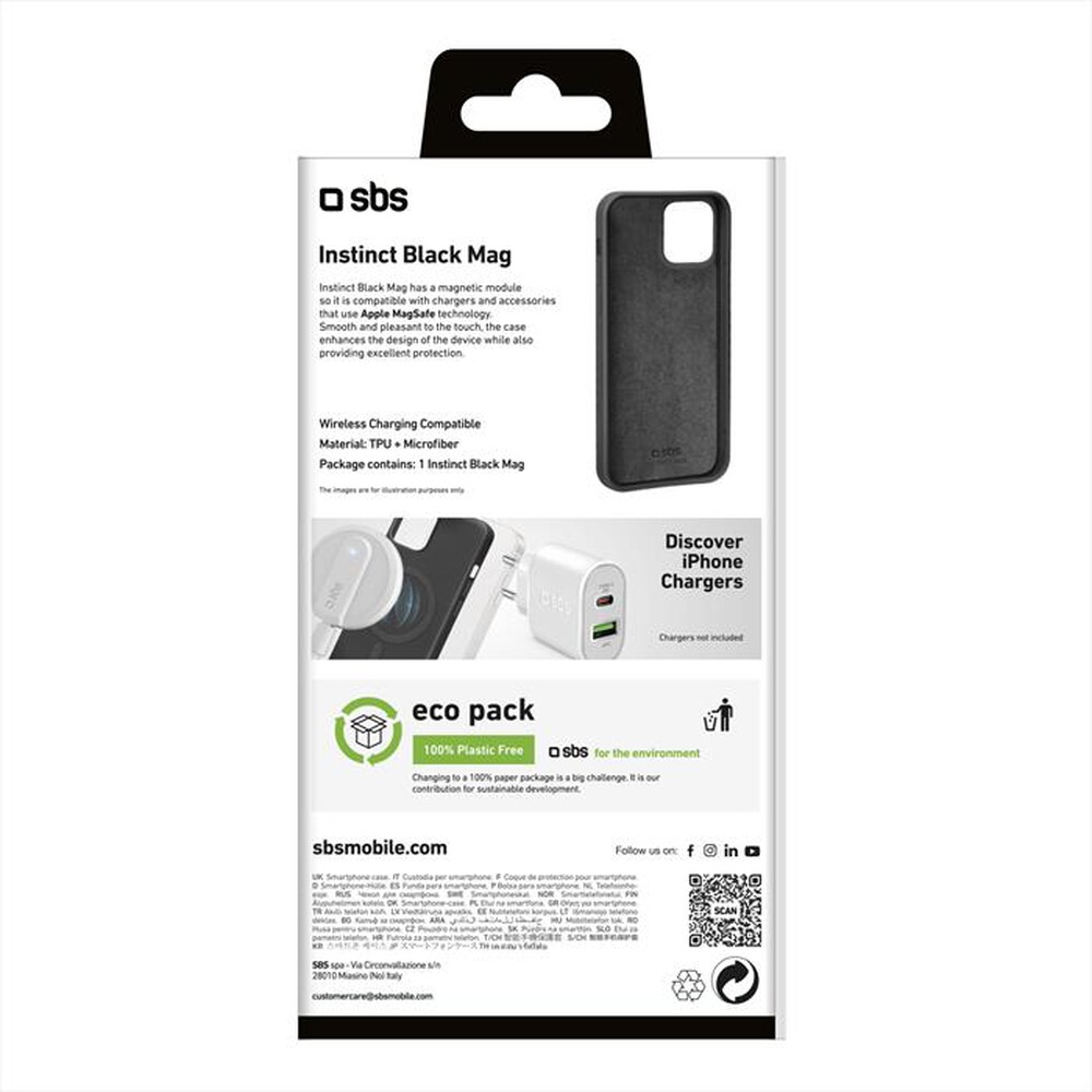 Immagine del prodotto SBS - Cover TEINSTMAGIP1567K per iPhone 15 Plus-Nero