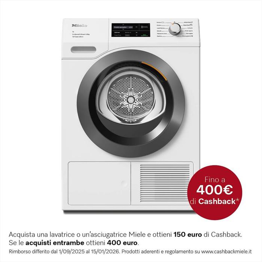 Immagine del prodotto MIELE - Asciugatrice TCL690 WP 125 GALA EDITION 9 Kg-Bianco
