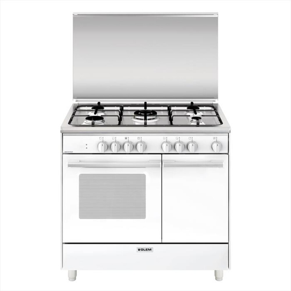 "GLEM GAS - Cucina a gas UR965MX Classe A-BIANCA"