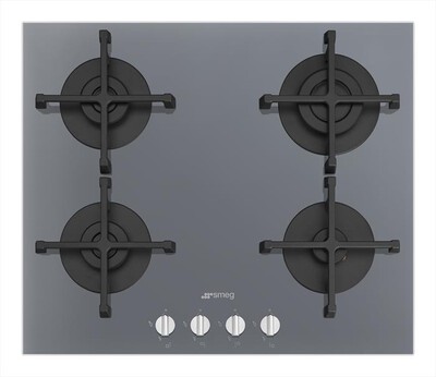 SMEG - Piano cottura a gas PV264S 4 fuochi 60cm-Silver