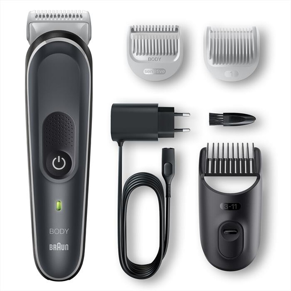 "BRAUN - RIFINITORE BODY BG5340-Bianco/Grigio"