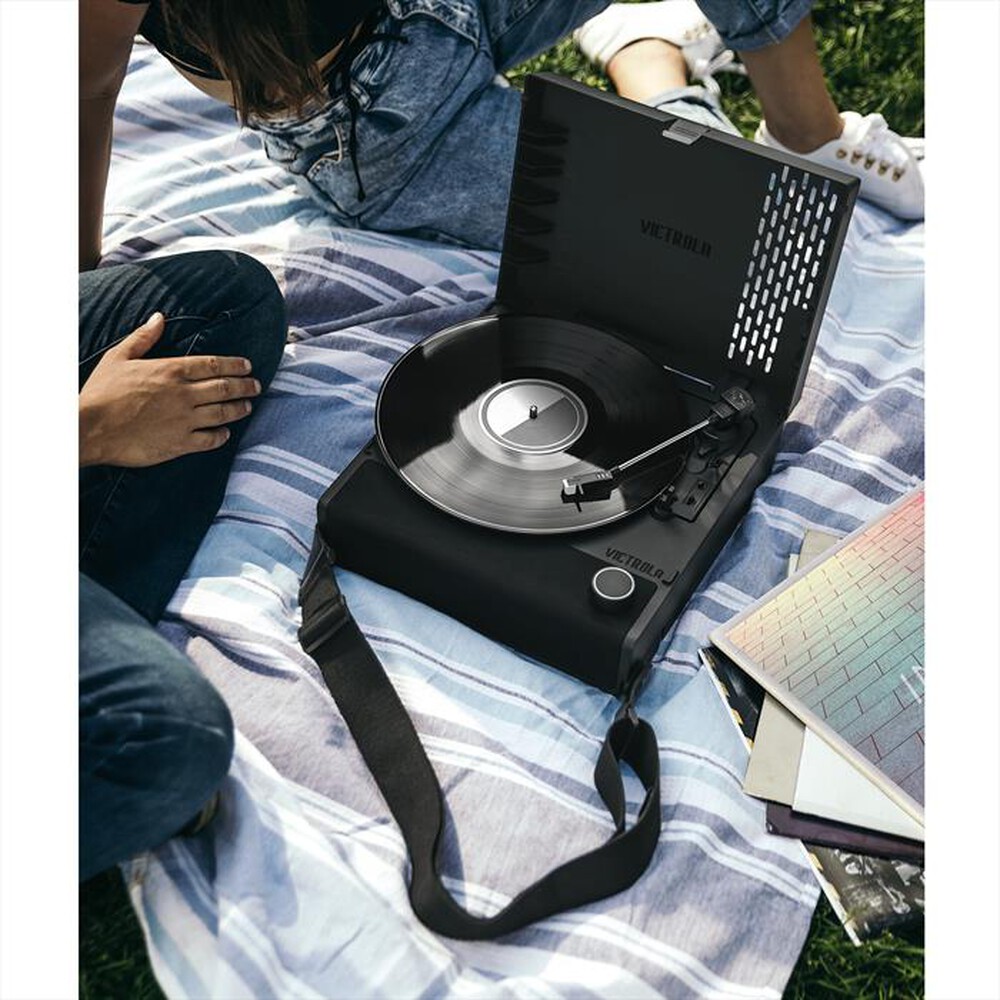 "VICTROLA - Piatto giradischi REVOLUTION GO-Nero"