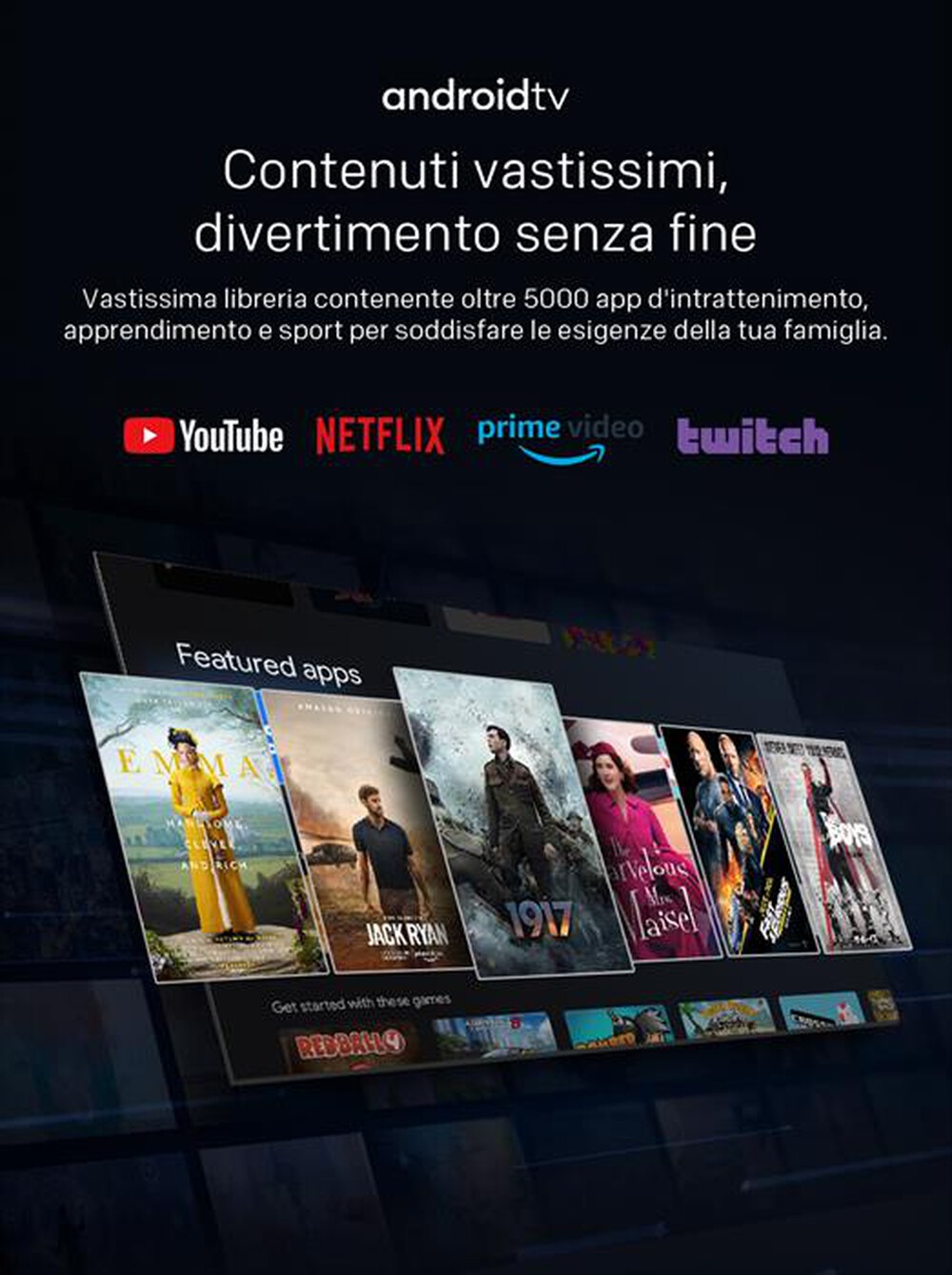 Immagine del prodotto METZ - Smart TV LED UHD 4K 50" 50MUC6100Z