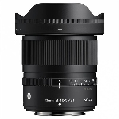 SIGMA - Obiettivo 12mm-F/1.4 (C) AF DC,attacco FUJIFILM-Nero