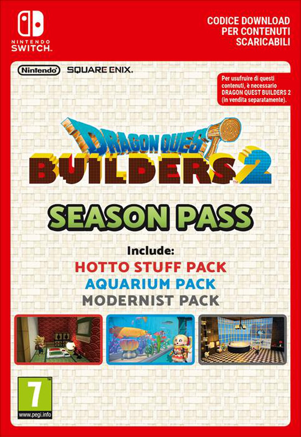 "NINTENDO - Dragon Quest Builders 2 - Season Pass"