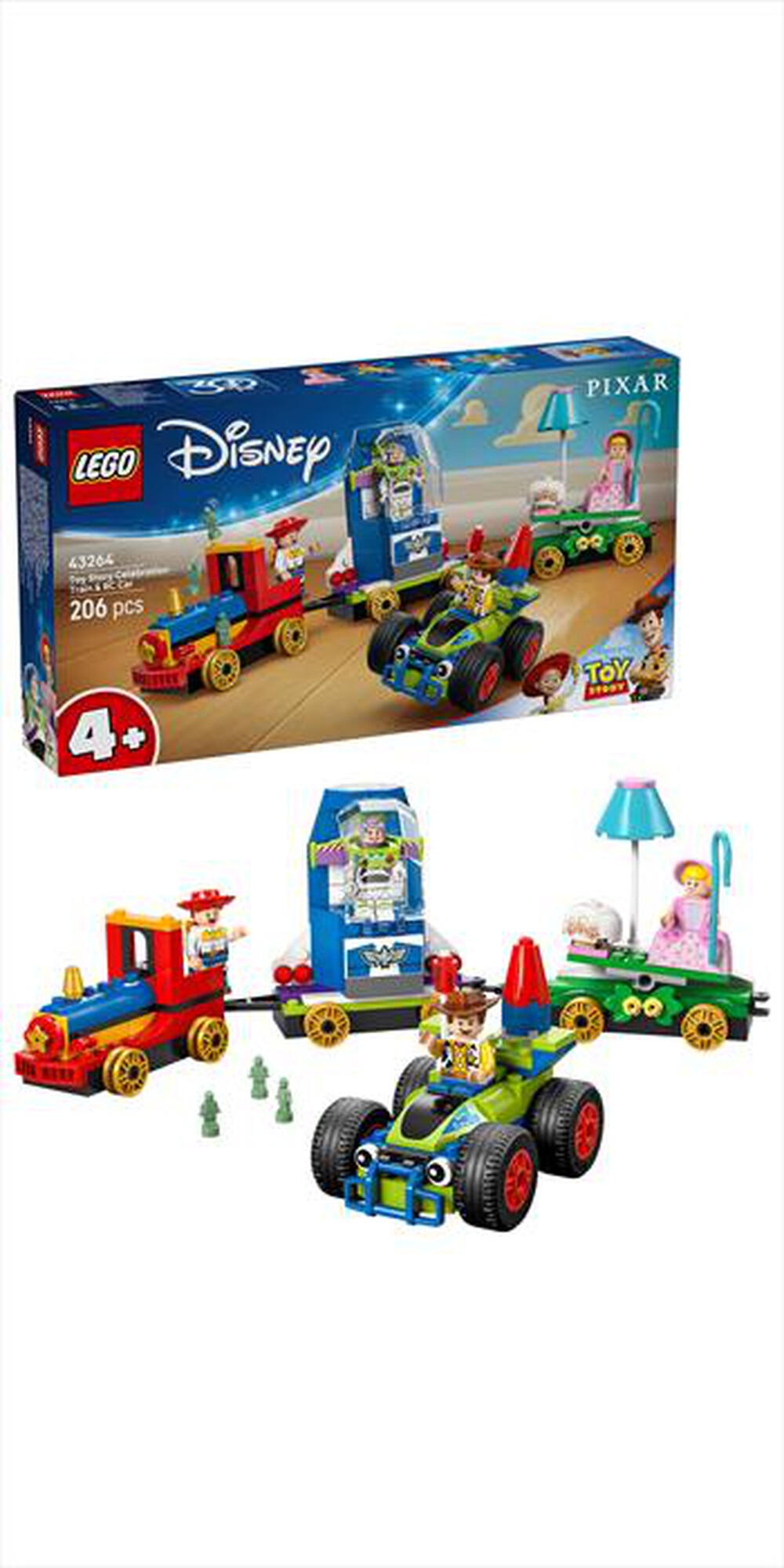 Immagine del prodotto LEGO - DISNEY Pixar Toy Story: Treno e Auto RC 43264