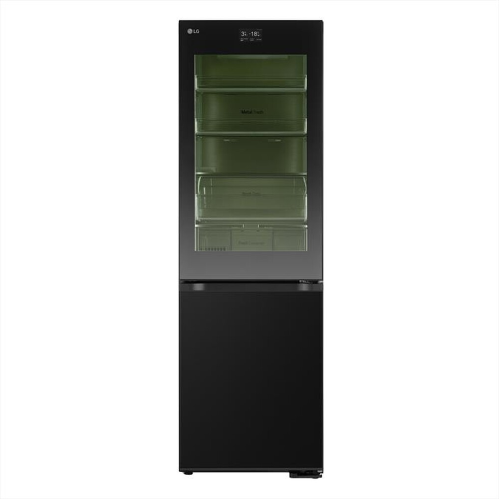 "LG - Frigorifero combinato GBG7190CEV Classe C 349L-Black"
