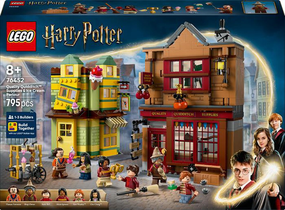 "LEGO - ACCESSORI PER IL QUIDDITCH E GELATERIA-,"