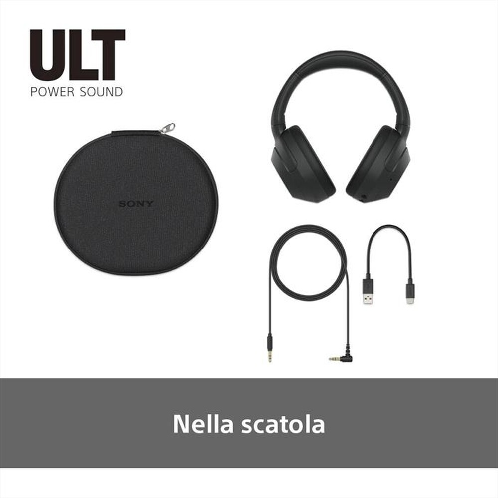 "SONY - Cuffie a padiglione chiuso WHULT900NB.CE7-nero"