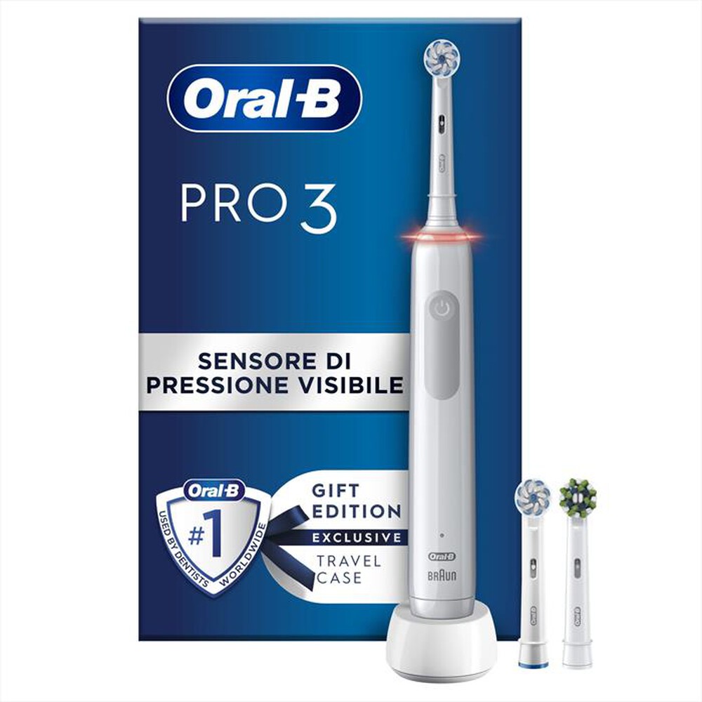 "ORAL-B - Spazzolino elettrico PRO 3 3700-Bianco"